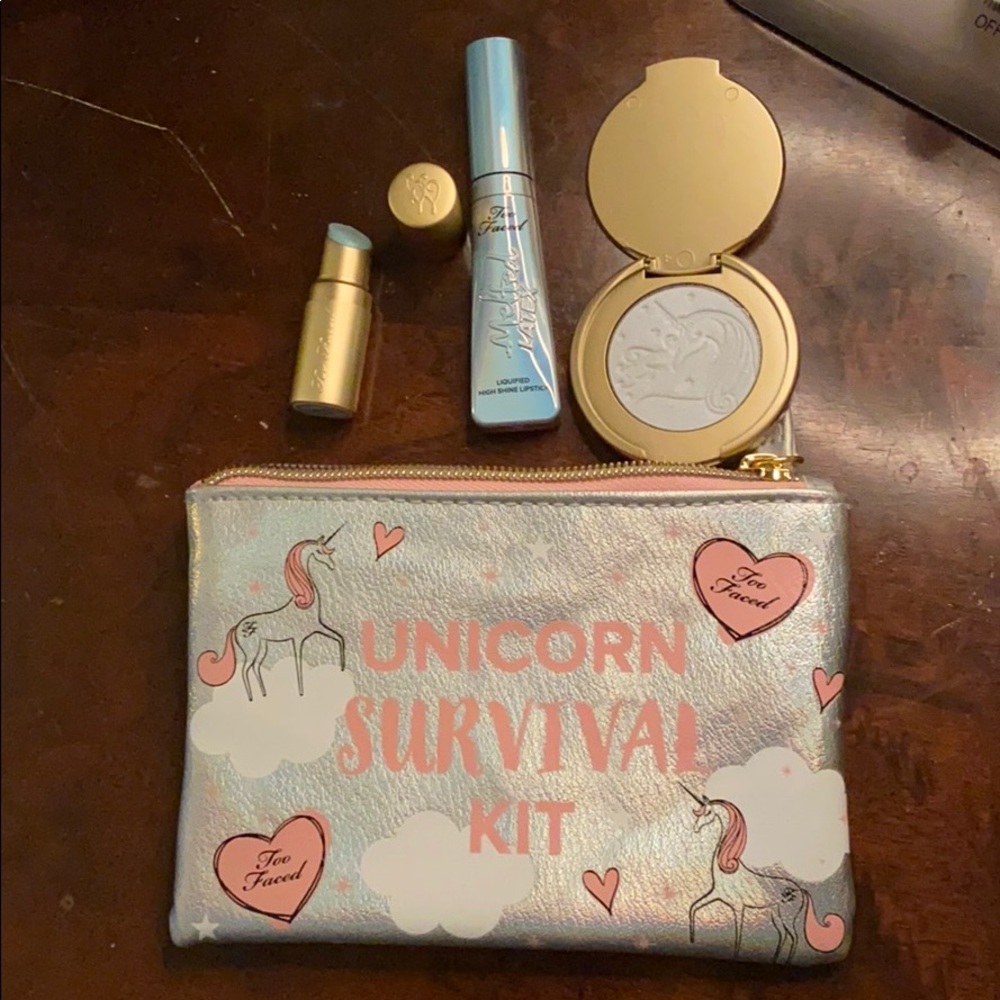 Too Faced unicorn survival makeup gift set